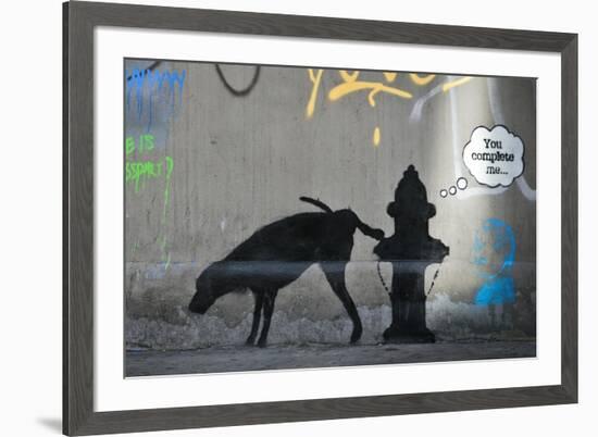 You Complete Me-Banksy-Framed Giclee Print