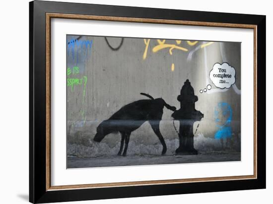 You Complete Me-Banksy-Framed Giclee Print