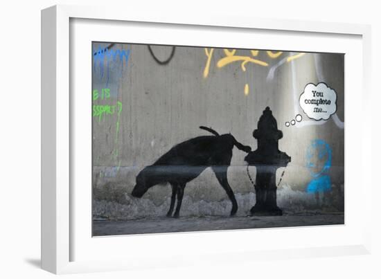 You Complete Me-Banksy-Framed Giclee Print