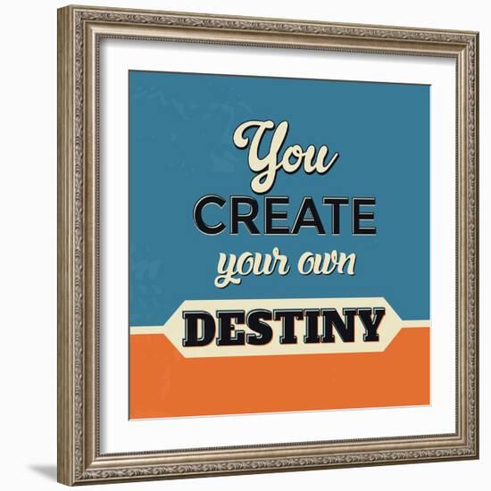 You Create Your Own Destiny-Lorand Okos-Framed Art Print