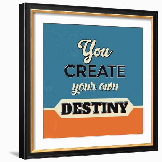 You Create Your Own Destiny-Lorand Okos-Framed Art Print