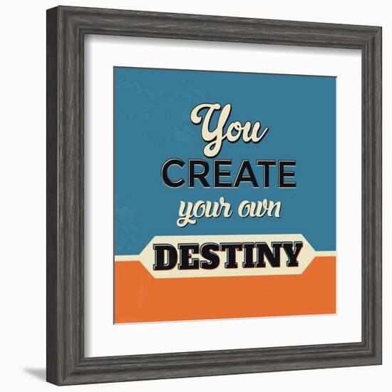 You Create Your Own Destiny-Lorand Okos-Framed Art Print