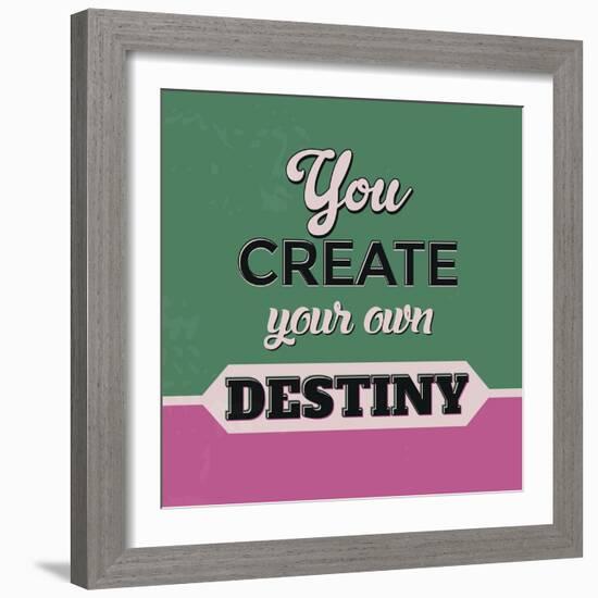 You Create Your Own Destiny-Lorand Okos-Framed Art Print