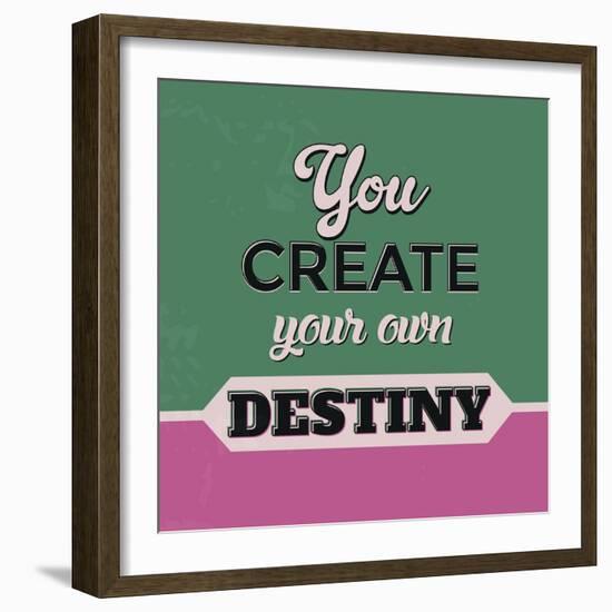 You Create Your Own Destiny-Lorand Okos-Framed Art Print