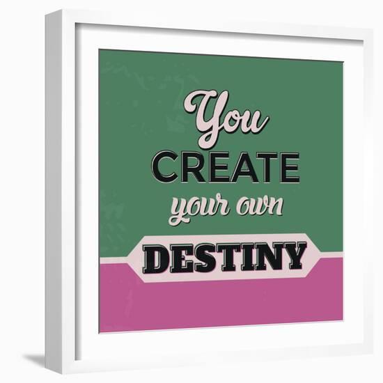 You Create Your Own Destiny-Lorand Okos-Framed Art Print