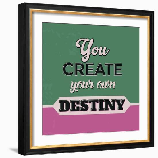 You Create Your Own Destiny-Lorand Okos-Framed Art Print