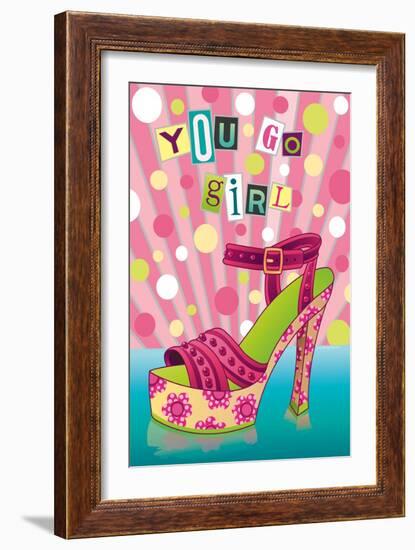 You Go Girl-Julie Goonan-Framed Giclee Print