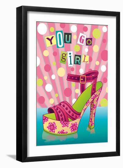 You Go Girl-Julie Goonan-Framed Giclee Print