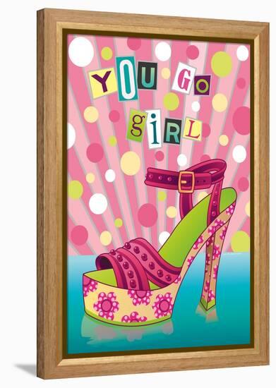 You Go Girl-Julie Goonan-Framed Premier Image Canvas