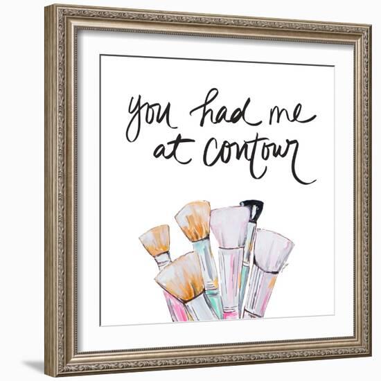 You Had Me At Contour-Gina Ritter-Framed Art Print