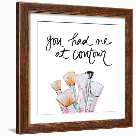 You Had Me At Contour-Gina Ritter-Framed Art Print