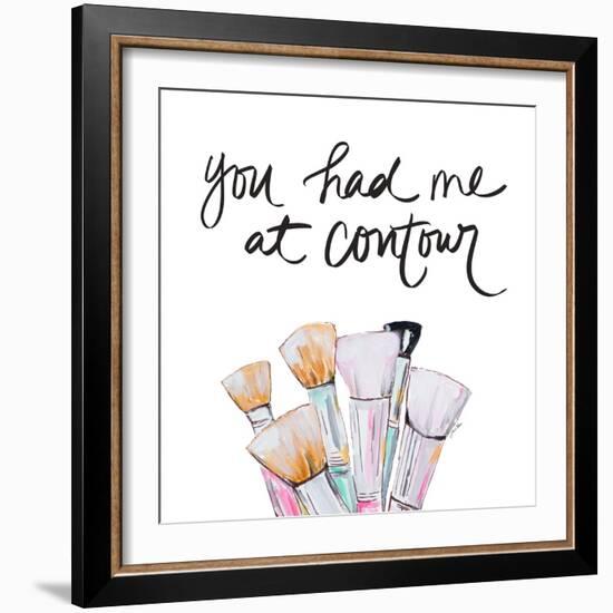 You Had Me At Contour-Gina Ritter-Framed Art Print