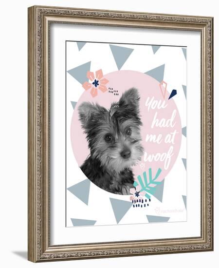 You Had Me At Woof-Rachael Hale-Framed Photo