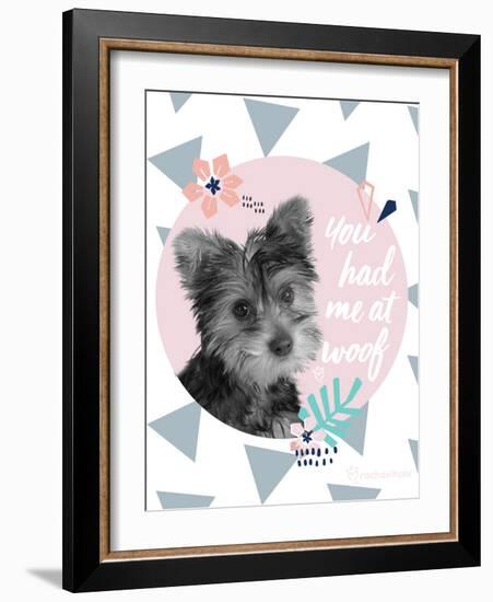 You Had Me At Woof-Rachael Hale-Framed Photo