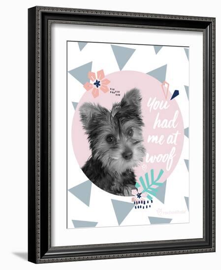 You Had Me At Woof-Rachael Hale-Framed Photo