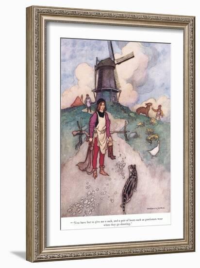 You Have But to Give Me a Sack-Warwick Goble-Framed Giclee Print