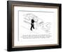 "You have the right to remain silent, you are a child of the universe, no ?" - New Yorker Cartoon-Michael Shaw-Framed Premium Giclee Print