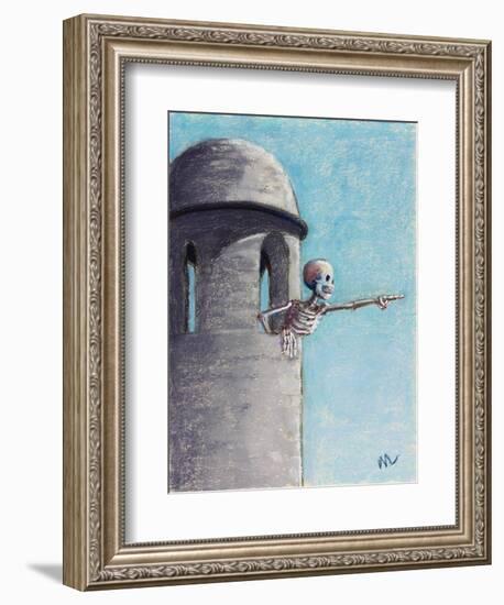 You kids get off my lawn-Marie Marfia-Framed Giclee Print