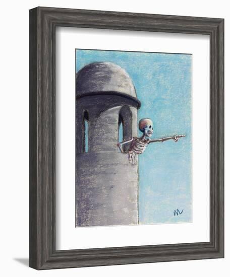 You kids get off my lawn-Marie Marfia-Framed Giclee Print