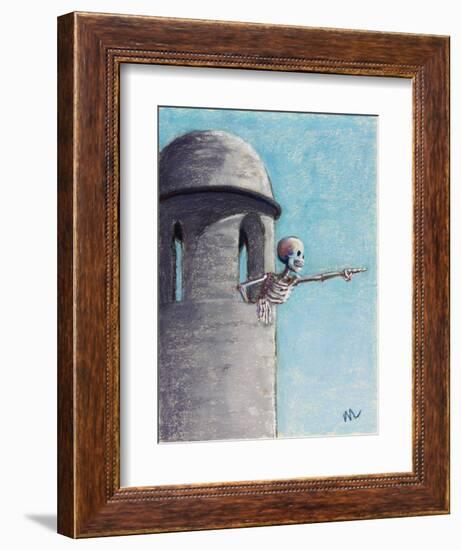 You kids get off my lawn-Marie Marfia-Framed Giclee Print