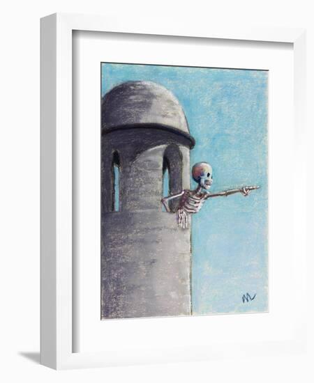 You kids get off my lawn-Marie Marfia-Framed Giclee Print