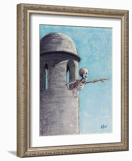 You kids get off my lawn-Marie Marfia-Framed Giclee Print