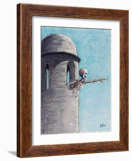 You kids get off my lawn-Marie Marfia-Framed Giclee Print