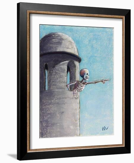 You kids get off my lawn-Marie Marfia-Framed Giclee Print