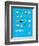 You Know What's Awesome? List (Blue)-Wee Society-Framed Art Print