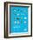 You Know What's Awesome? List (Blue)-Wee Society-Framed Art Print