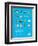 You Know What's Awesome? List (Blue)-Wee Society-Framed Art Print