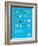 You Know What's Awesome? List (Blue)-Wee Society-Framed Art Print