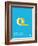 You Know What's Awesome? Masking tape (Blue)-Wee Society-Framed Art Print