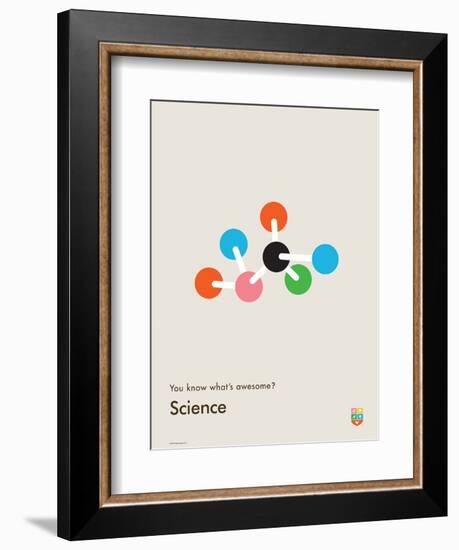 You Know What's Awesome? Science (Gray)-Wee Society-Framed Art Print