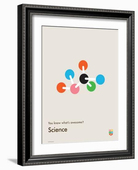 You Know What's Awesome? Science (Gray)-Wee Society-Framed Art Print