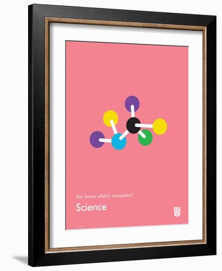 You Know What's Awesome? Science (Pink)-Wee Society-Framed Art Print