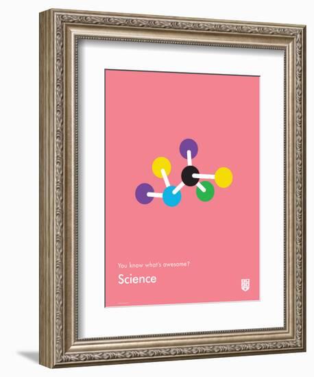 You Know What's Awesome? Science (Pink)-Wee Society-Framed Art Print