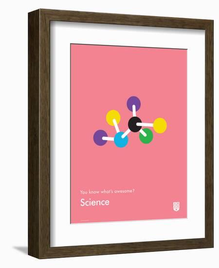 You Know What's Awesome? Science (Pink)-Wee Society-Framed Art Print