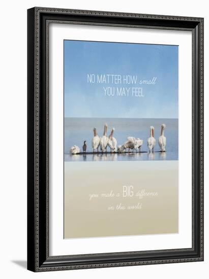 You Make a Big Difference-Jai Johnson-Framed Giclee Print