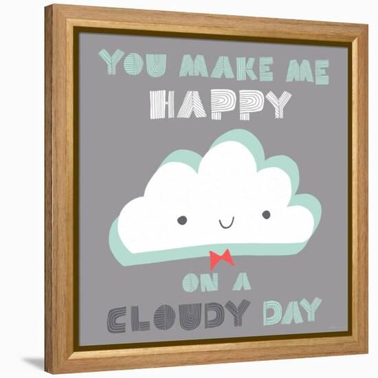 You Make Me Happy-Heather Rosas-Framed Stretched Canvas