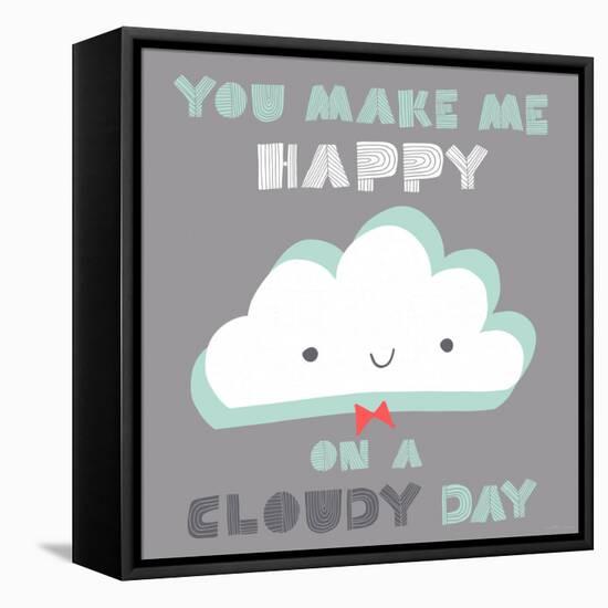 You Make Me Happy-Heather Rosas-Framed Stretched Canvas