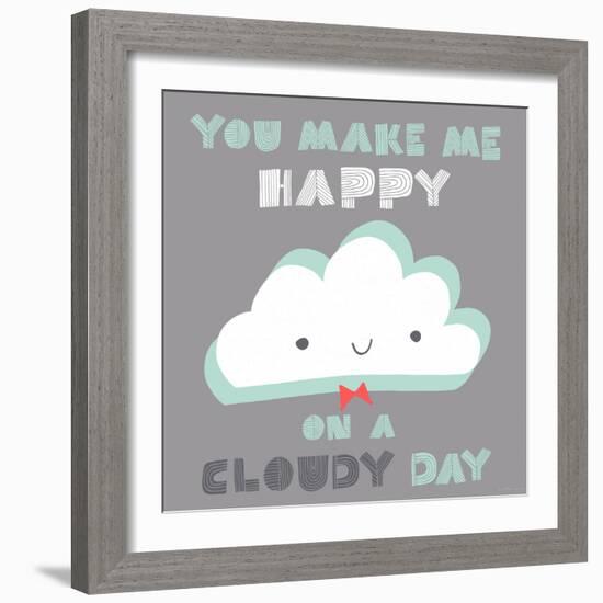 You Make Me Happy-Heather Rosas-Framed Art Print