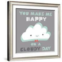 You Make Me Happy-Heather Rosas-Framed Art Print