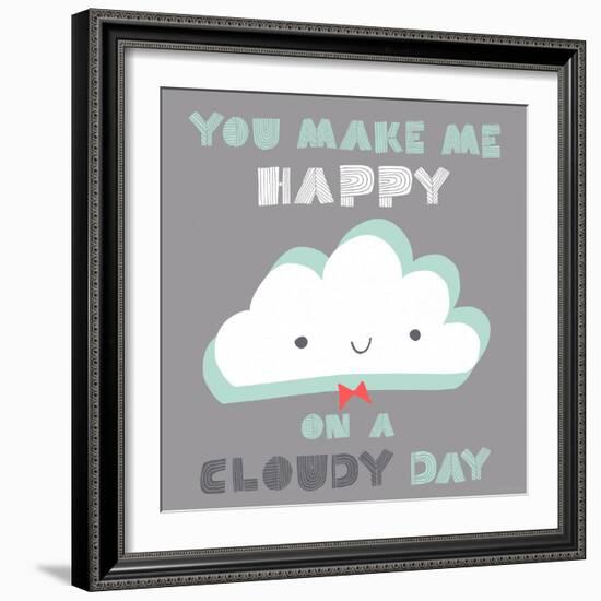 You Make Me Happy-Heather Rosas-Framed Art Print