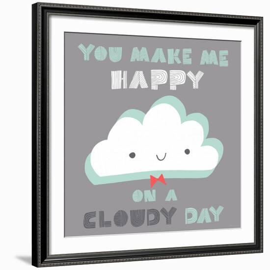 You Make Me Happy-Heather Rosas-Framed Art Print