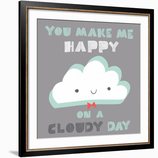 You Make Me Happy-Heather Rosas-Framed Art Print