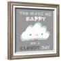 You Make Me Happy-Heather Rosas-Framed Art Print