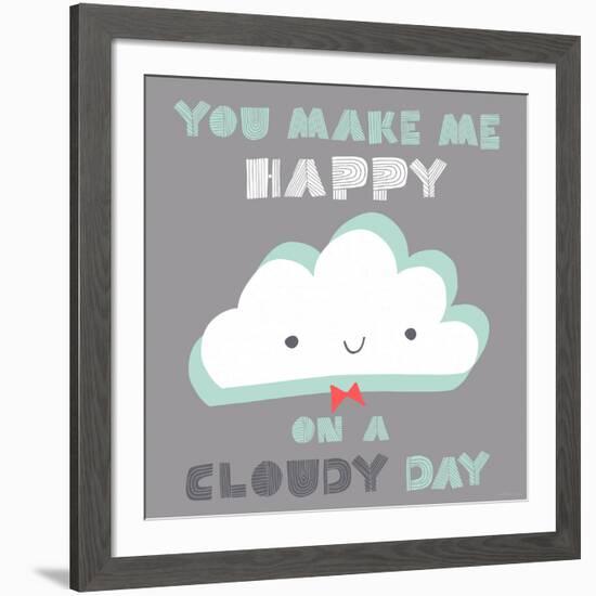 You Make Me Happy-Heather Rosas-Framed Art Print