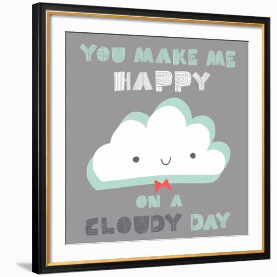 You Make Me Happy-Heather Rosas-Framed Art Print