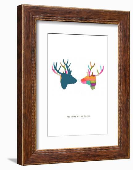 You Make Me So Happy-Louise van Terheijden-Framed Photographic Print